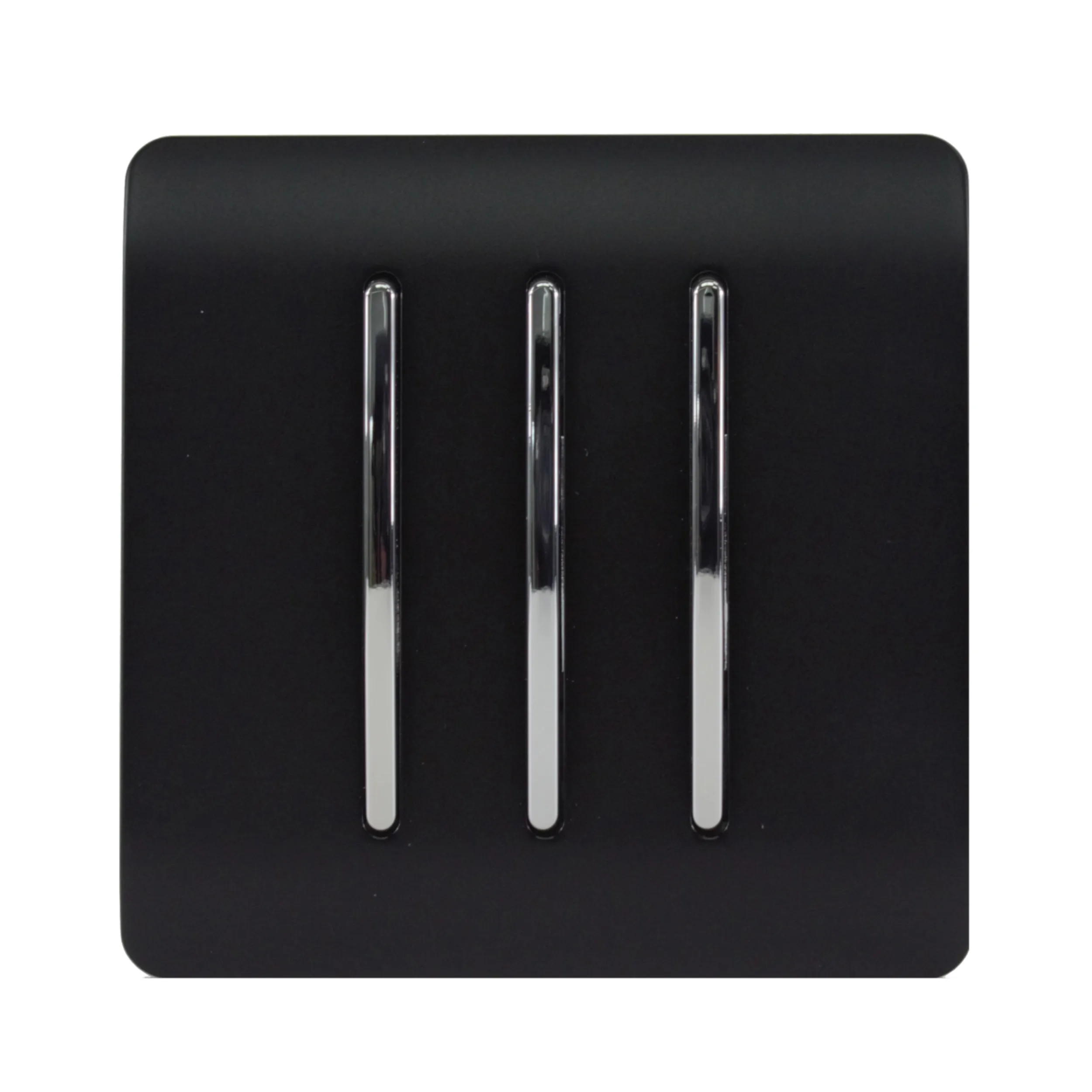 ART-SS6MBK  3 Gang 2 Way 10 Amp Rocker Matt Black